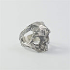 Large bague tête de mort en argent structure de coupe brute - Black Rock Jewel-Magna-Carta