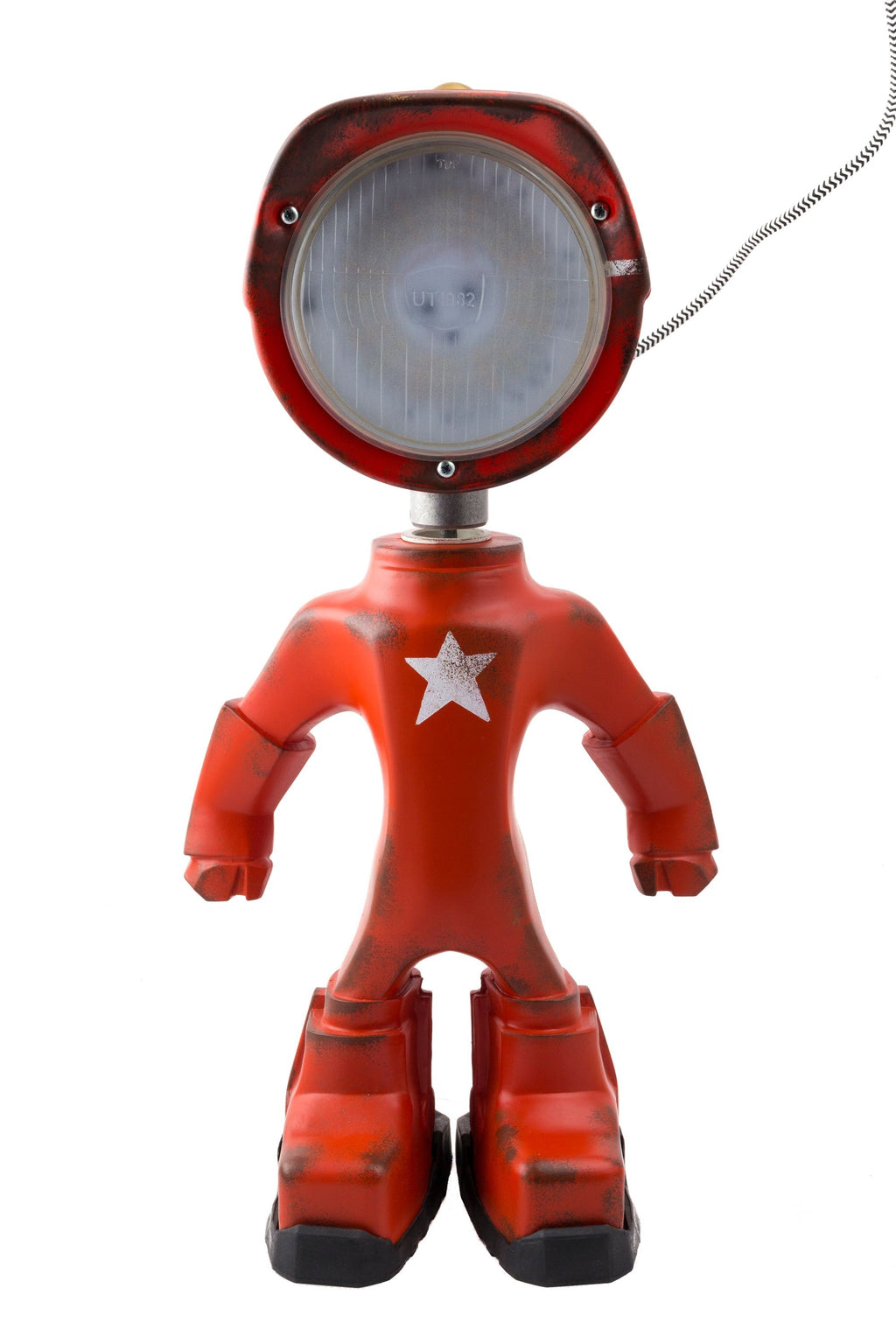 Lampe connectée Army rouge - The Lampster - Lampe connectée