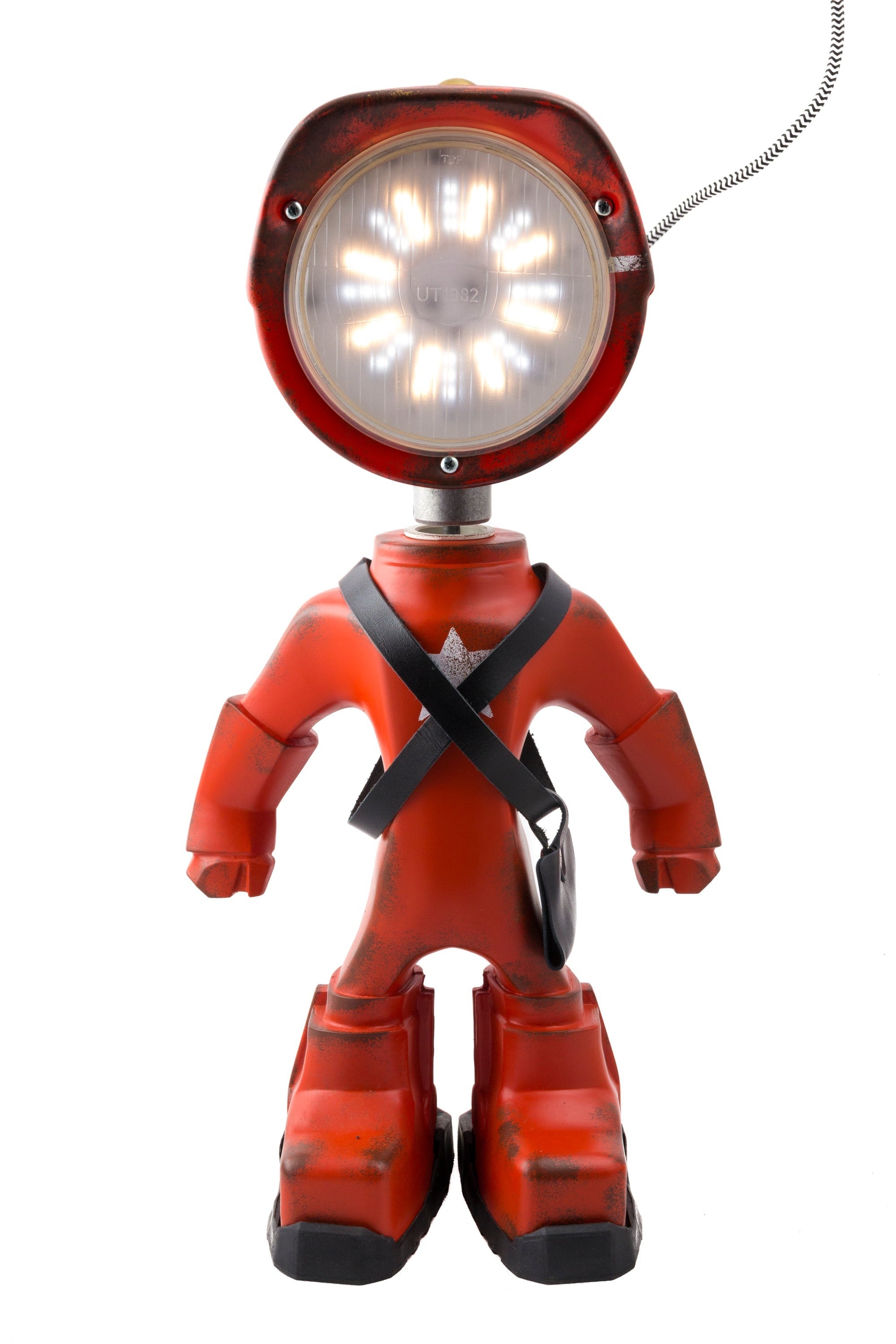 Lampe connectée Army rouge - The Lampster - Lampe connectée