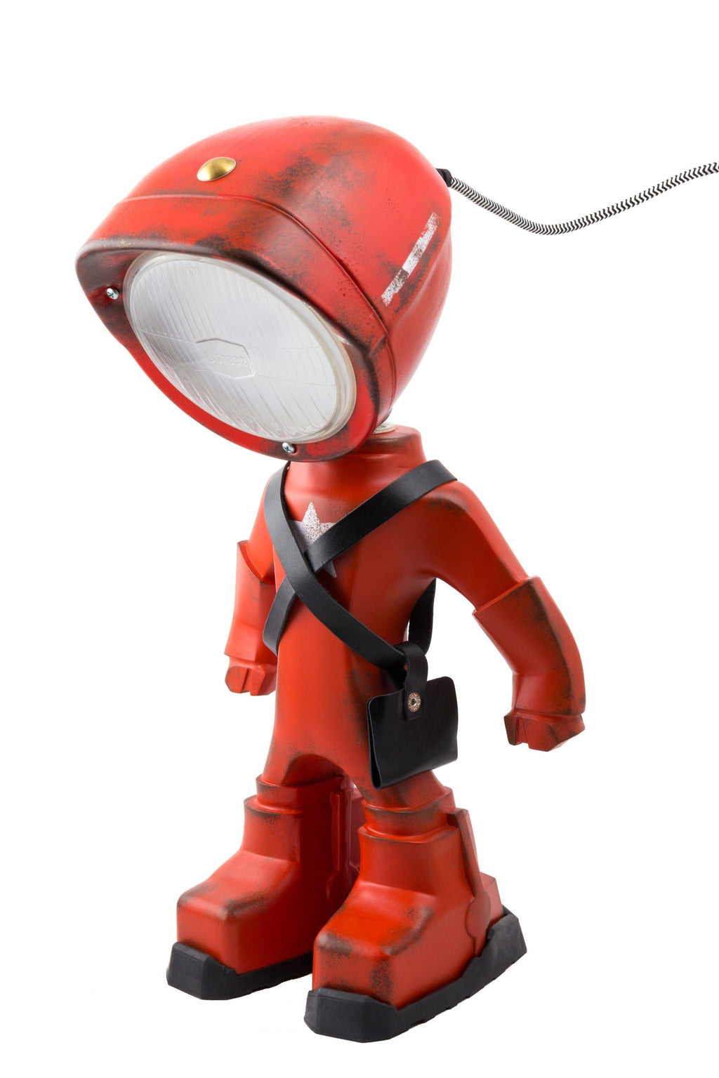 Lampe connectée Army rouge - The Lampster - Lampe connectée
