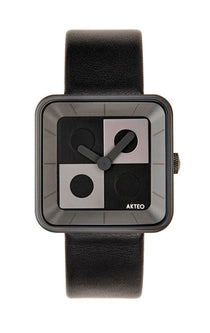 Montre CinetiK Square 35 PVD Noir - AKTEO-Magna-Carta