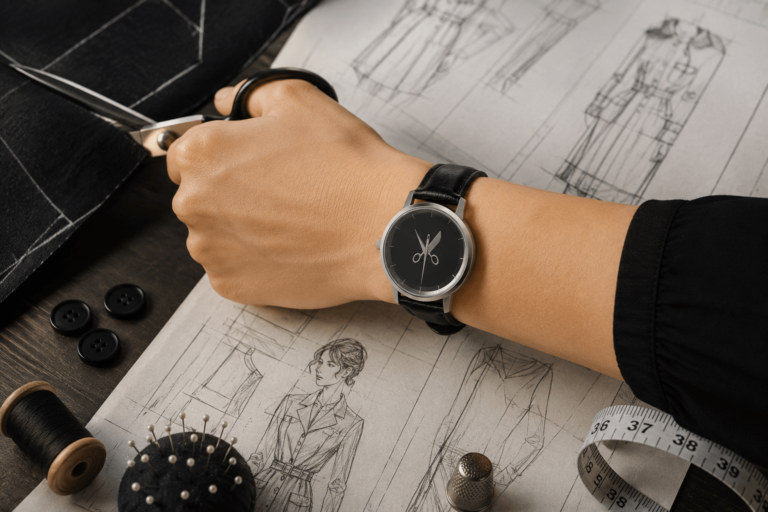 Montre Couture 01 38 - AKTEO Image secondaire du produit