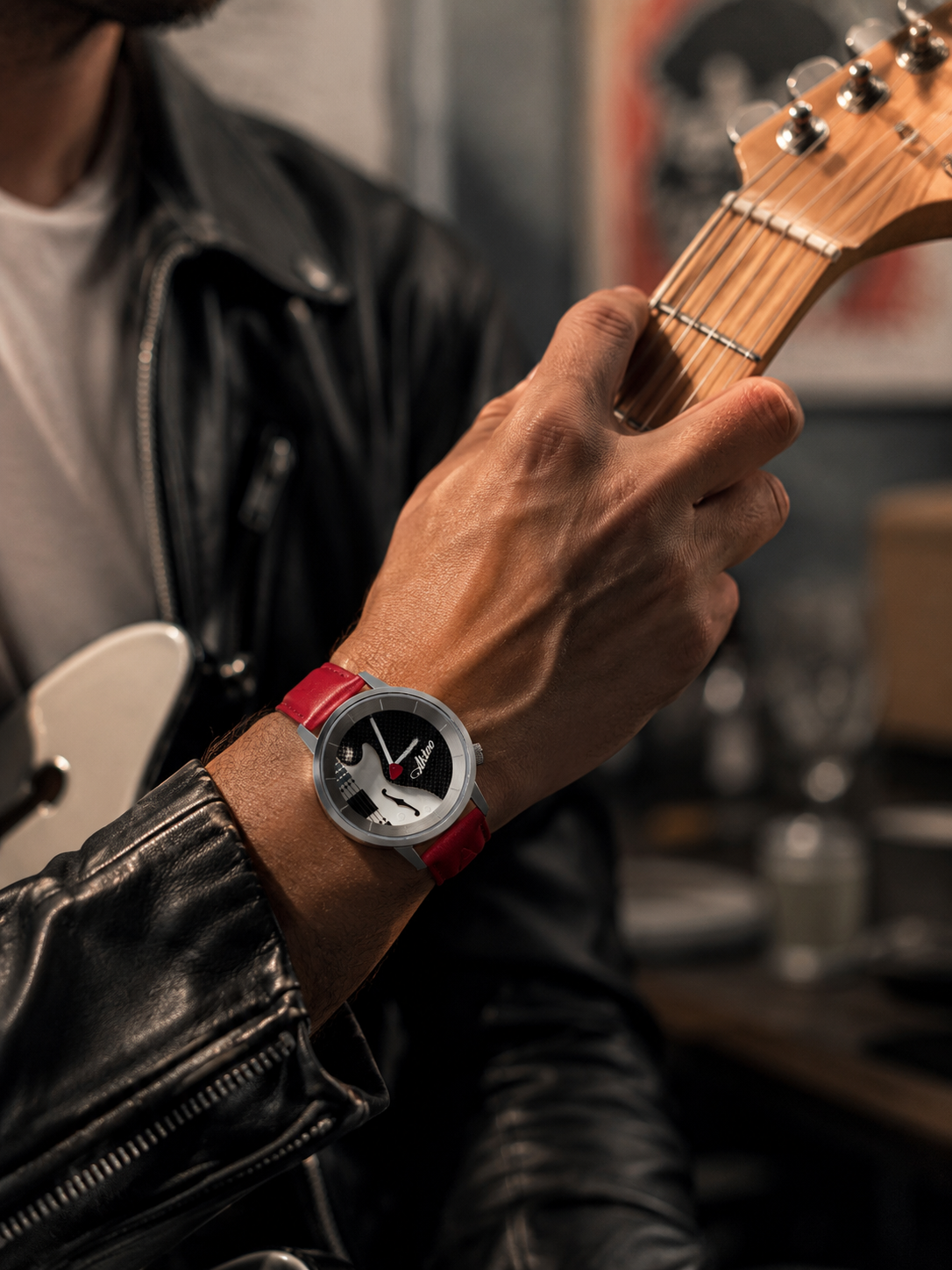 Montre Guitare électrique Jazz 38 - AKTEO Image secondaire du produit