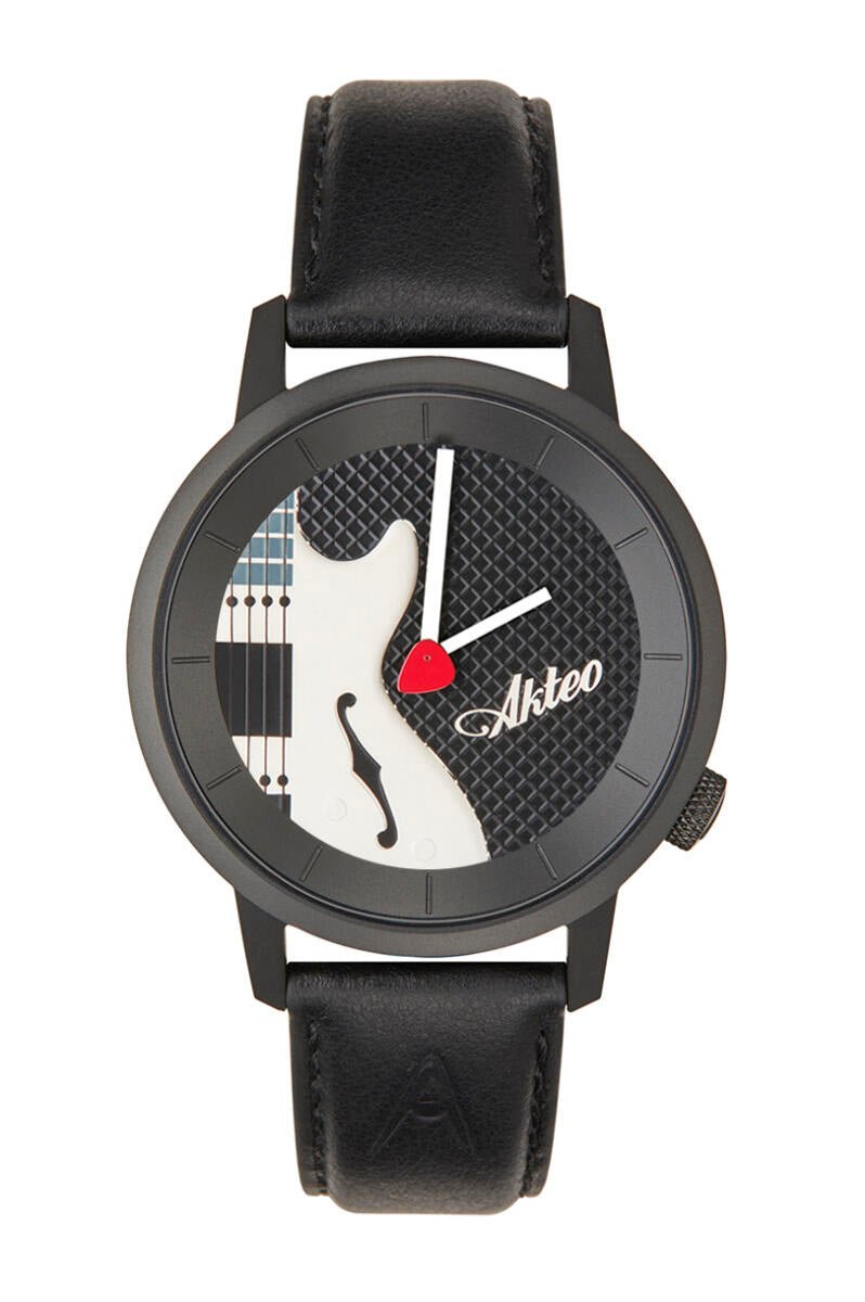 Montre Guitare électrique Jazz PVD noir 38 - AKTEO-Magna-Carta Image principale du produit