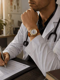 Montre Médecin or W 38 - AKTEO-Magna-Carta
