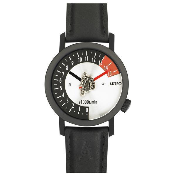 Montre Moto Course PVD Noir 42 - AKTEO-Magna-Carta Image principale du produit