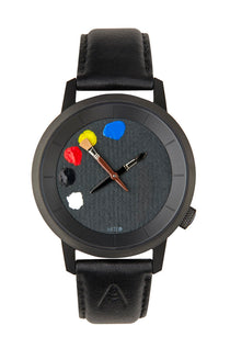 Montre Peinture 01 Black W 38 - AKTEO-Magna-Carta