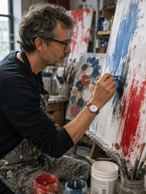 Montre Peinture 02 W 38 - AKTEO-Magna-Carta