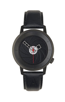 Montre Photo PVD noir 38 - AKTEO-Magna-Carta