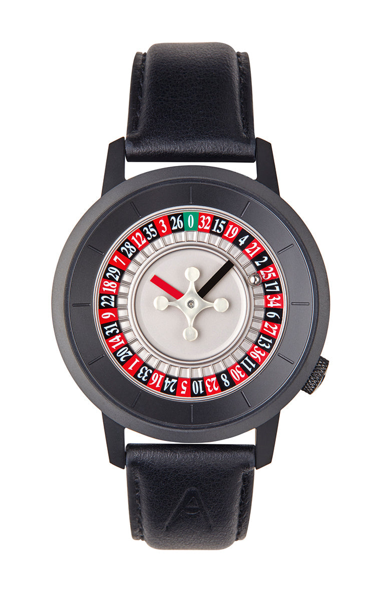 Montre Roulette PVD noir 38 - AKTEO-Magna-Carta Image principale du produit
