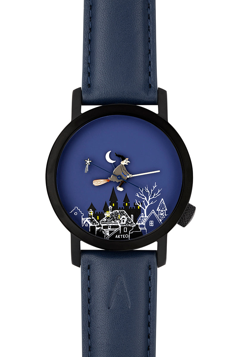 Montre Sorcière PVD noir 48 - AKTEO-Magna-Carta
