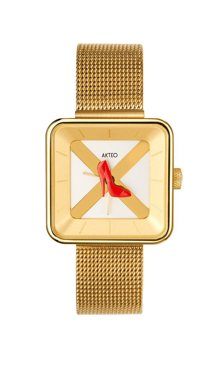 Montre Talon aiguille square or 29 - AKTEO-Magna-Carta Image principale du produit