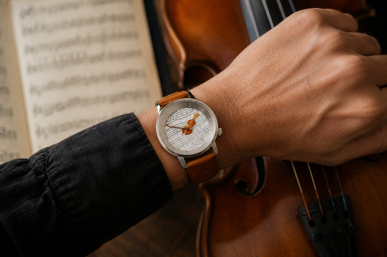 Montre Violon Strad 38 - AKTEO Image secondaire du produit