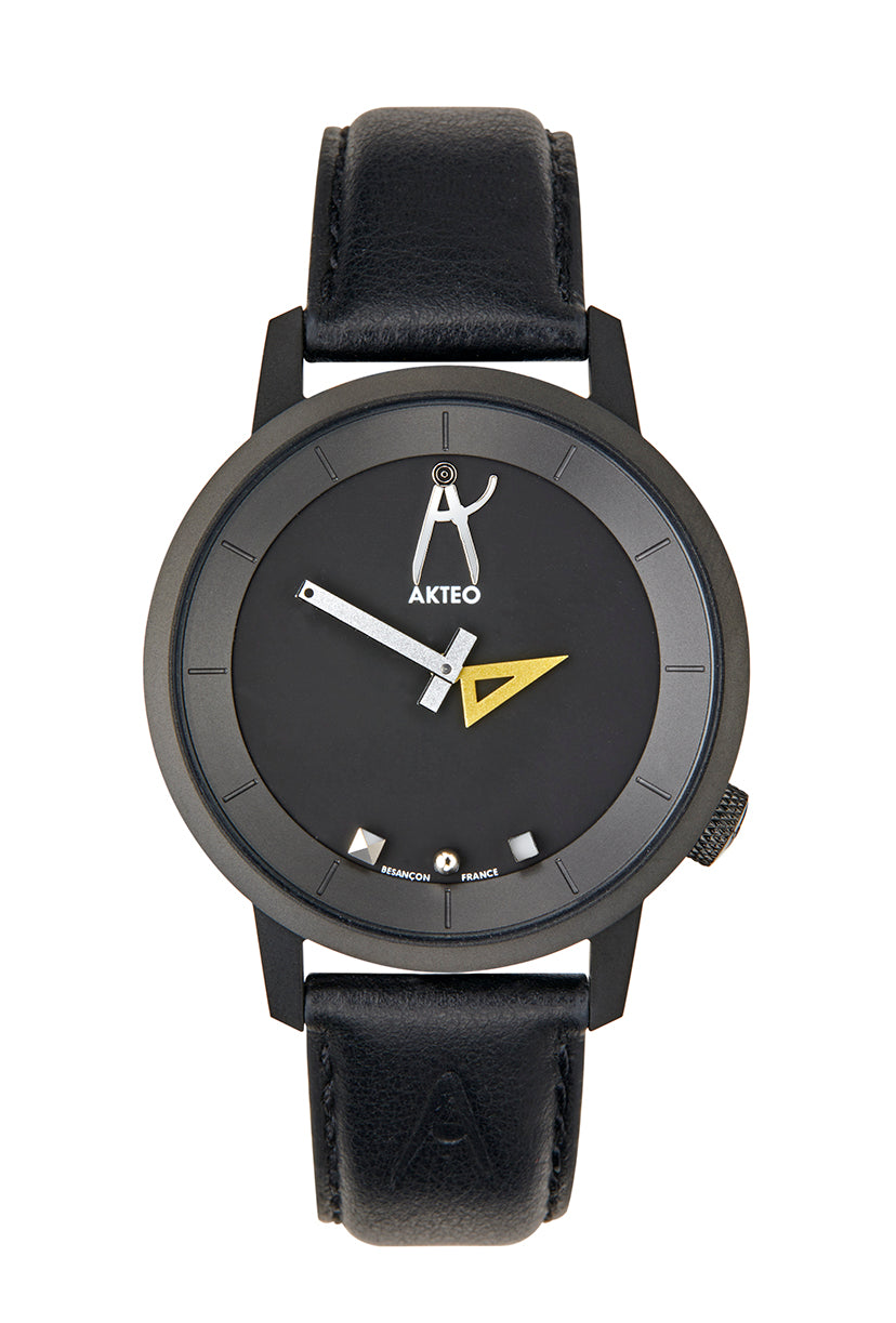 Montre architecte 02 black 38 - AKTEO-Magna-Carta Image principale du produit