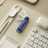 Porte clés - Cuir ultra marine - Orbitkey