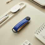 Porte clés - Cuir ultra marine - Orbitkey