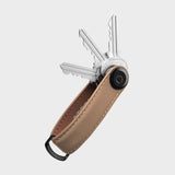 Porte clés - Cuir mocha - Orbitkey