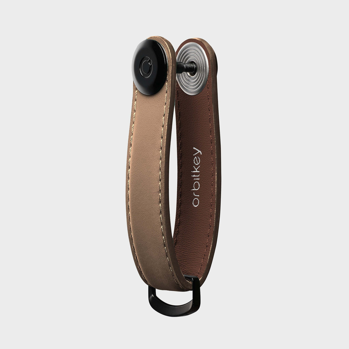 Porte clés - Cuir mocha - Orbitkey Image secondaire du produit