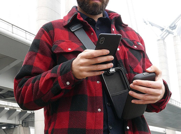 PHONE BAG - Black - Ogon-Magna-Carta
