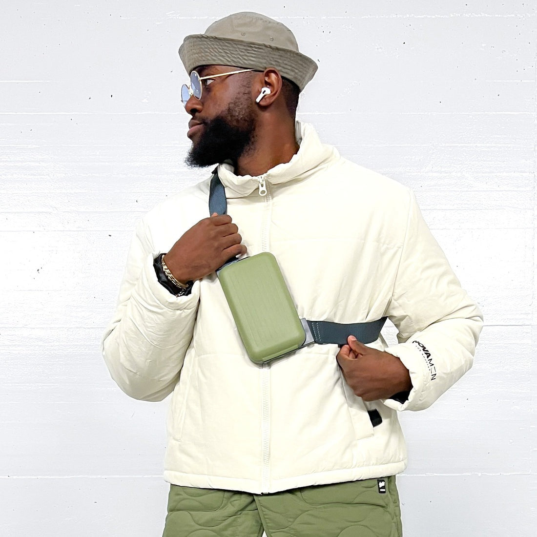 PHONE BAG - Green - Ogon-Magna-Carta