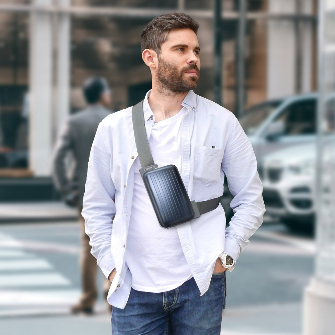 PHONE BAG - Navy Blue - Ogon-Magna-Carta