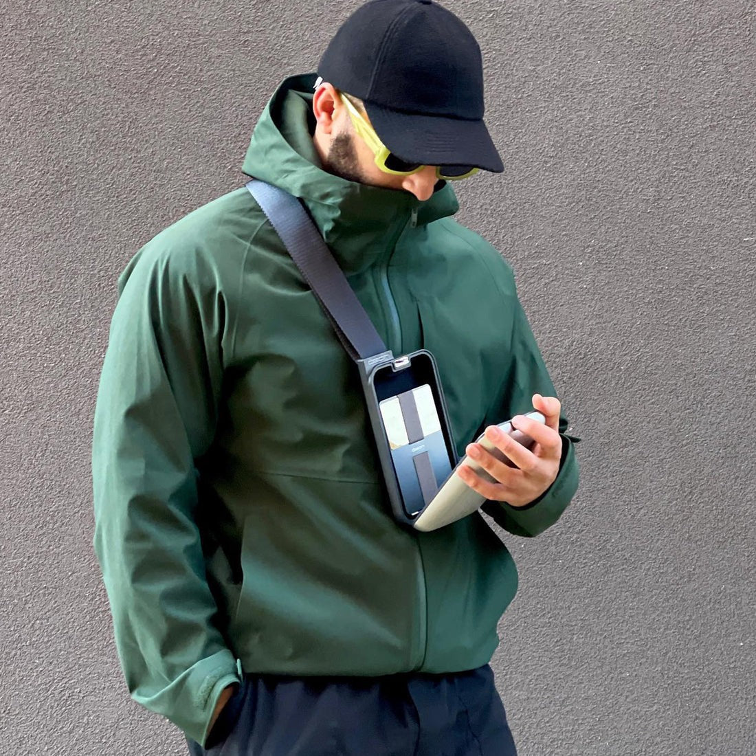 PHONE BAG - Silver - Ogon-Magna-Carta