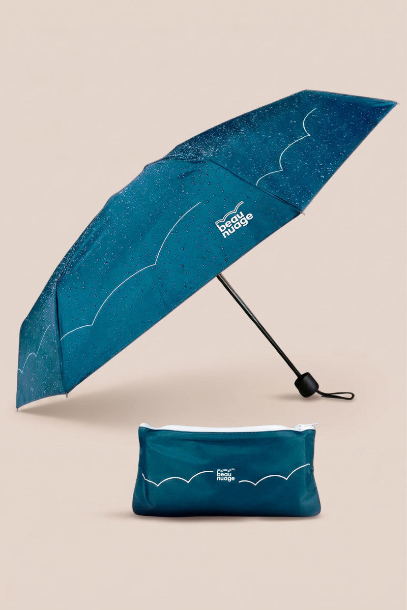 Parapluie mini - Bleu Lagon - Beau nuage-Magna-Carta Main image