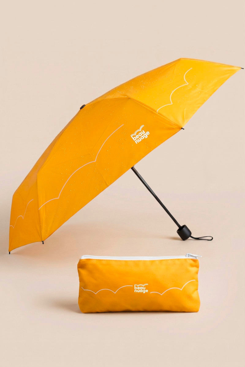 Parapluie mini - Jaune - Beau nuage-Magna-Carta Main image