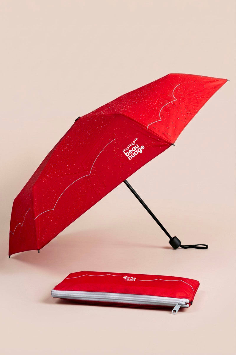Parapluie mini - Rouge - Beau nuage-Magna-Carta Main image