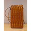 Pochette bandoulière en cuir tressé pour téléphone portable gold - Il Bussetto-Magna-Carta