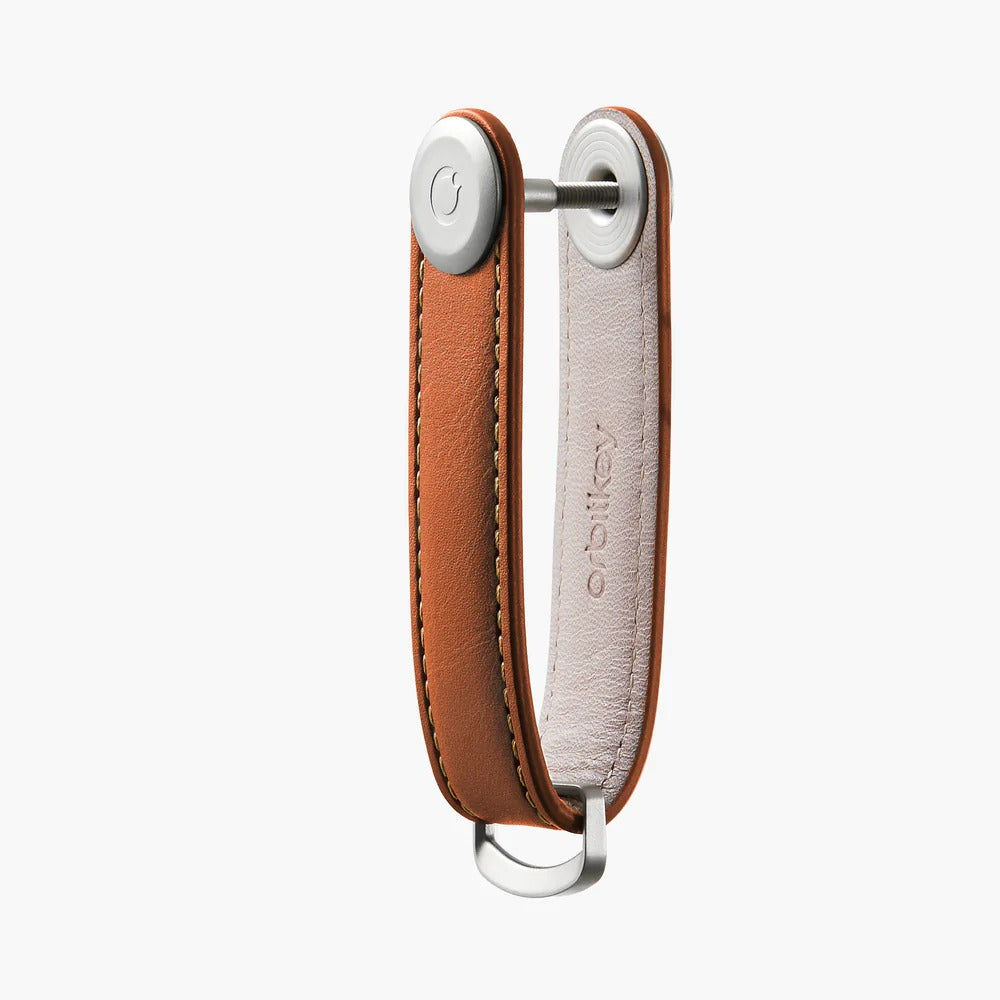 Porte clés - Cuir cognac - Orbitkey Image secondaire du produit
