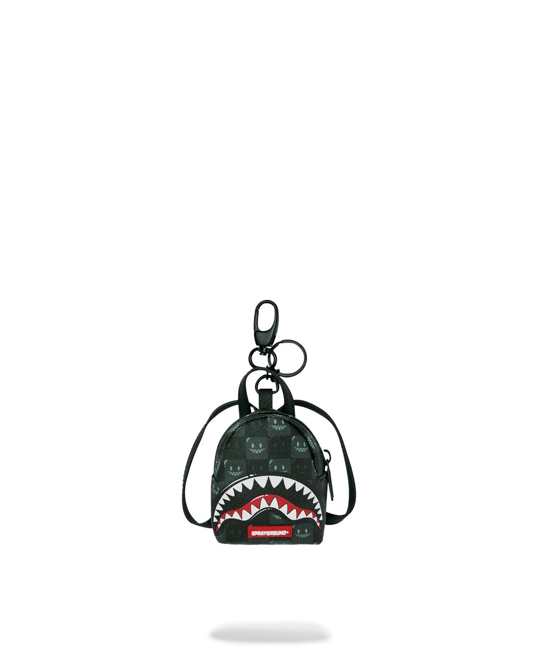 Porte-clés - SHARKS IN PARIS WTF BUBBLY BLACK CHECK BACKPACK KEYCHAIN - SPRAYGROUND-Magna-Carta Image principale du produit