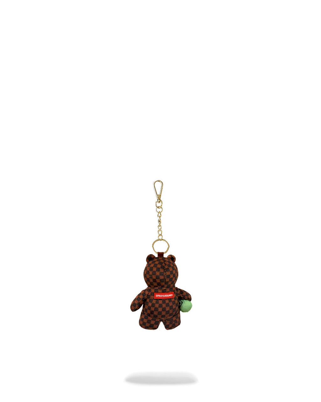Porte-clés - SIP WTF BUBBLY BROWN CHECK BEAR KEYCHAIN - SPRAYGROUND-Magna-Carta