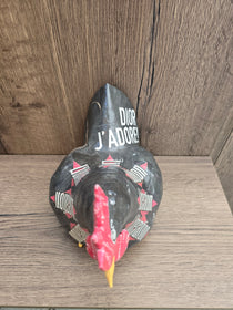 Poule en papier mâché - Libération - Aude Goalec et Nicole Jacobs-Magna-Carta