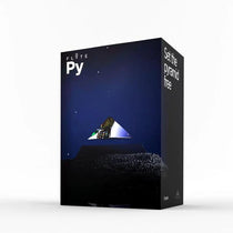 Pyramide en lévitation - Noir/Iridescent lumineux - Flyte-Magna-Carta