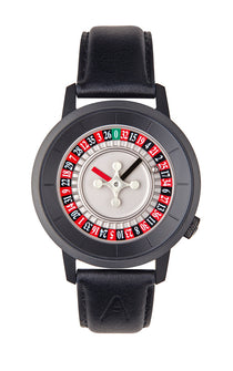 Montre Roulette black 38 - AKTEO - Montre à thème