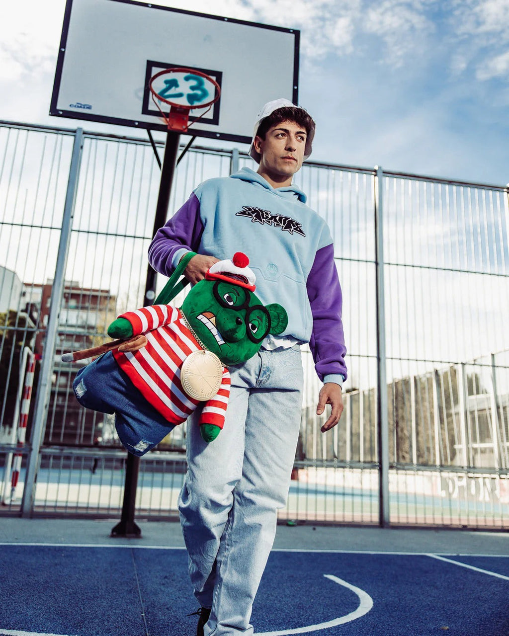 SAC À DOS - TEDDY BEAR WHERE'S WALDO - BACKPACK VERT - SPRAYGROUND-Magna-Carta