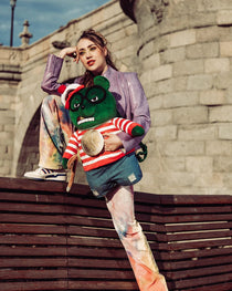 SAC À DOS - TEDDY BEAR WHERE'S WALDO - BACKPACK VERT - SPRAYGROUND-Magna-Carta
