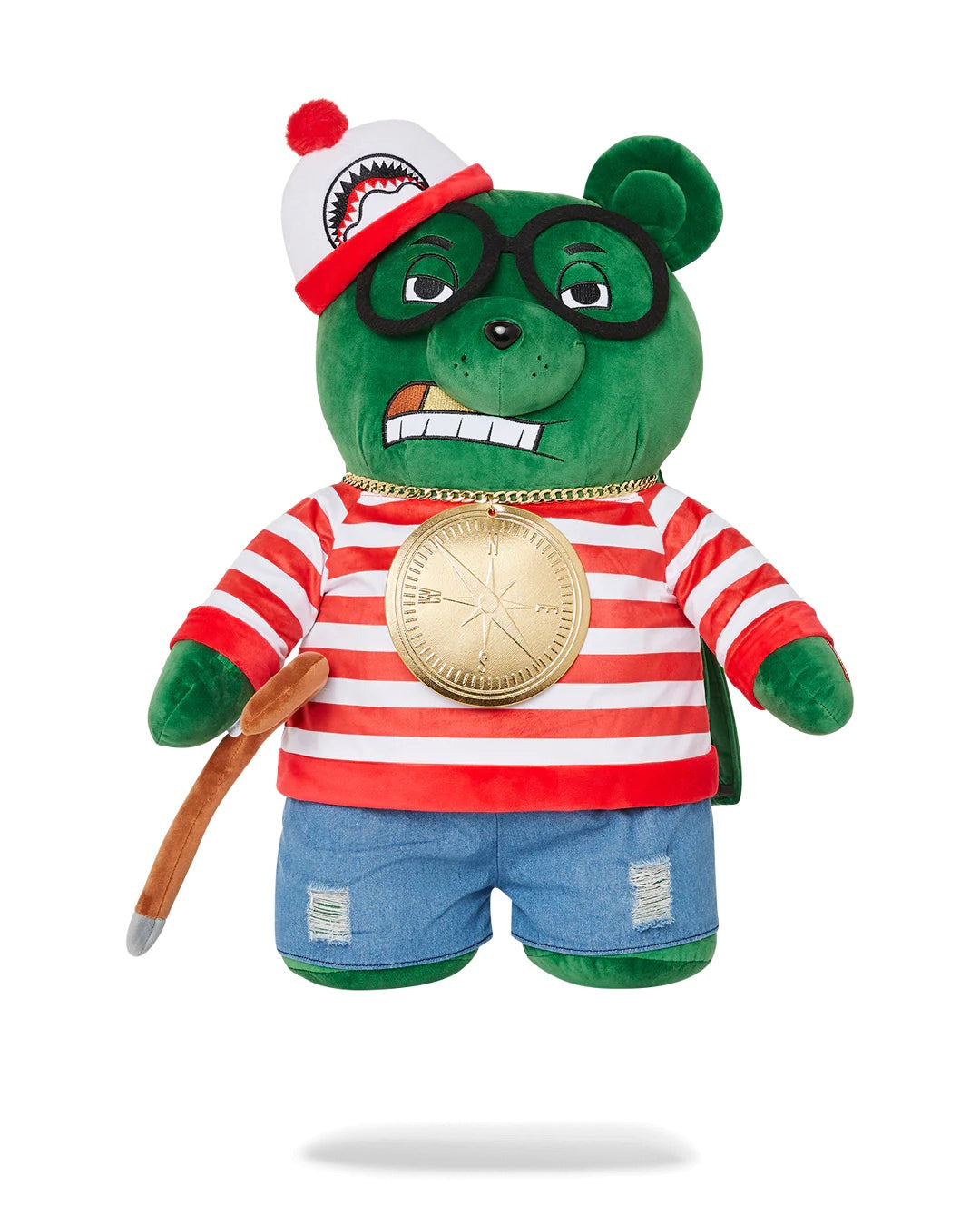 SAC À DOS - TEDDY BEAR WHERE'S WALDO - BACKPACK VERT - SPRAYGROUND-Magna-Carta Main image