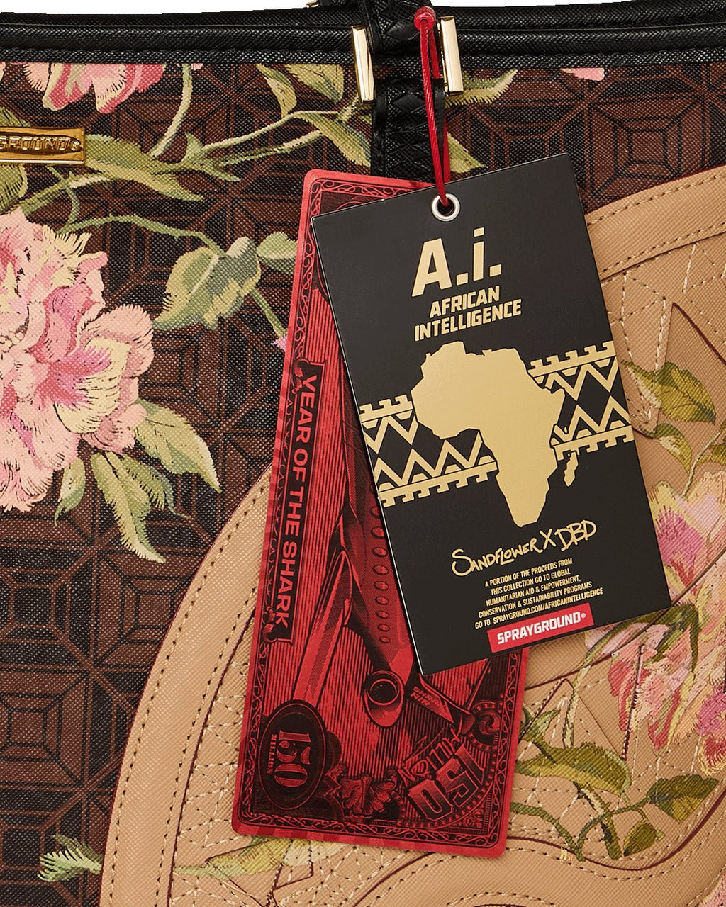 Sac - AI HENNY FLORAL TOTE - SPRAYGROUND-Magna-Carta