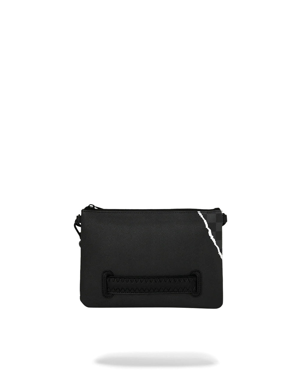 Sac - CENTER RIP REVEALING GRAY CHECK CROSSOVER CLUTCH - SPRAYGROUND-Magna-Carta