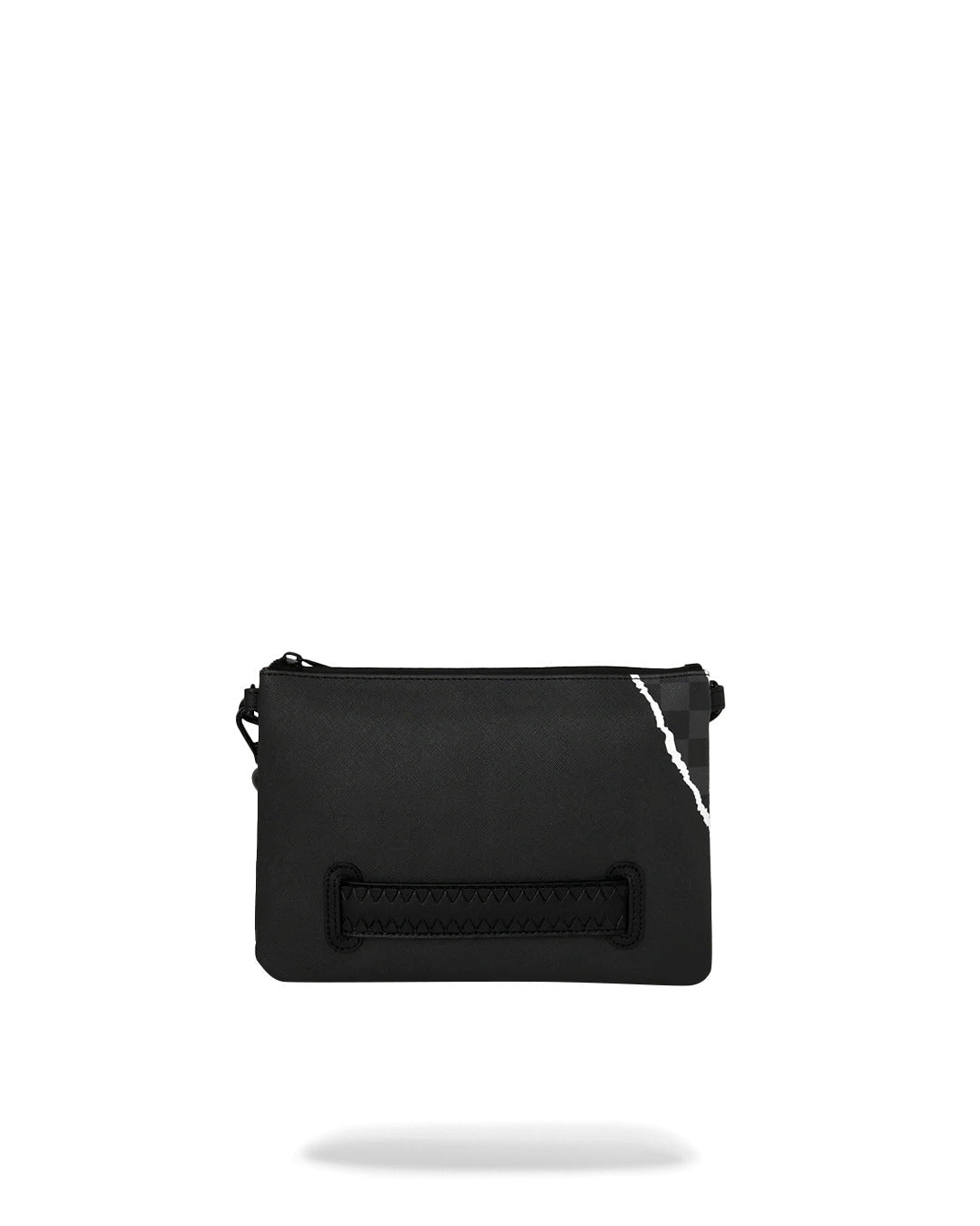 Sac - CENTER RIP REVEALING GRAY CHECK CROSSOVER CLUTCH - SPRAYGROUND-Magna-Carta