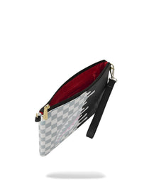 Sac - CREAM CHECK UNFINISHED SHARK CROSSBODY POUCHETTE - SPRAYGROUND-Magna-Carta