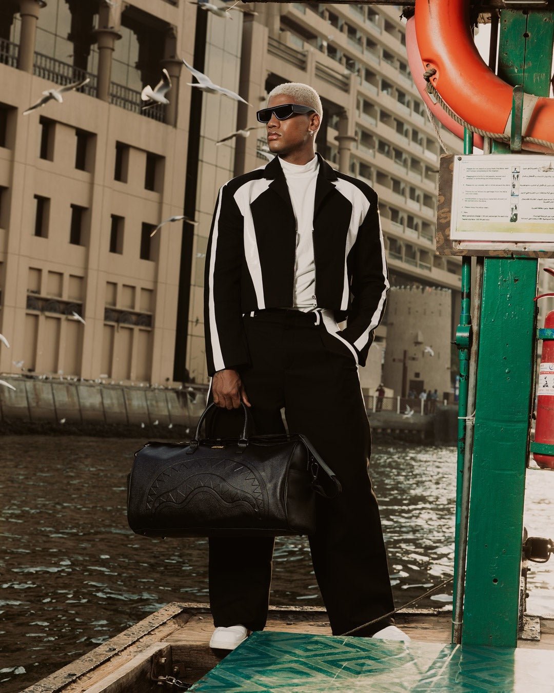 Sac  - GOLD BRICK LUX LARGE DUFFLE - SPRAYGROUND Secondary image