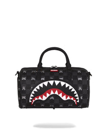 Sac - GRAY PEEKING CHARACTER CHECK MINI DUFFLE - SPRAYGROUND-Magna-Carta