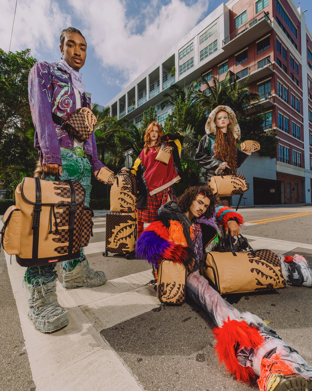 Sac - HENNY MELT CROSSOVER CLUTCH - SPRAYGROUND-Magna-Carta