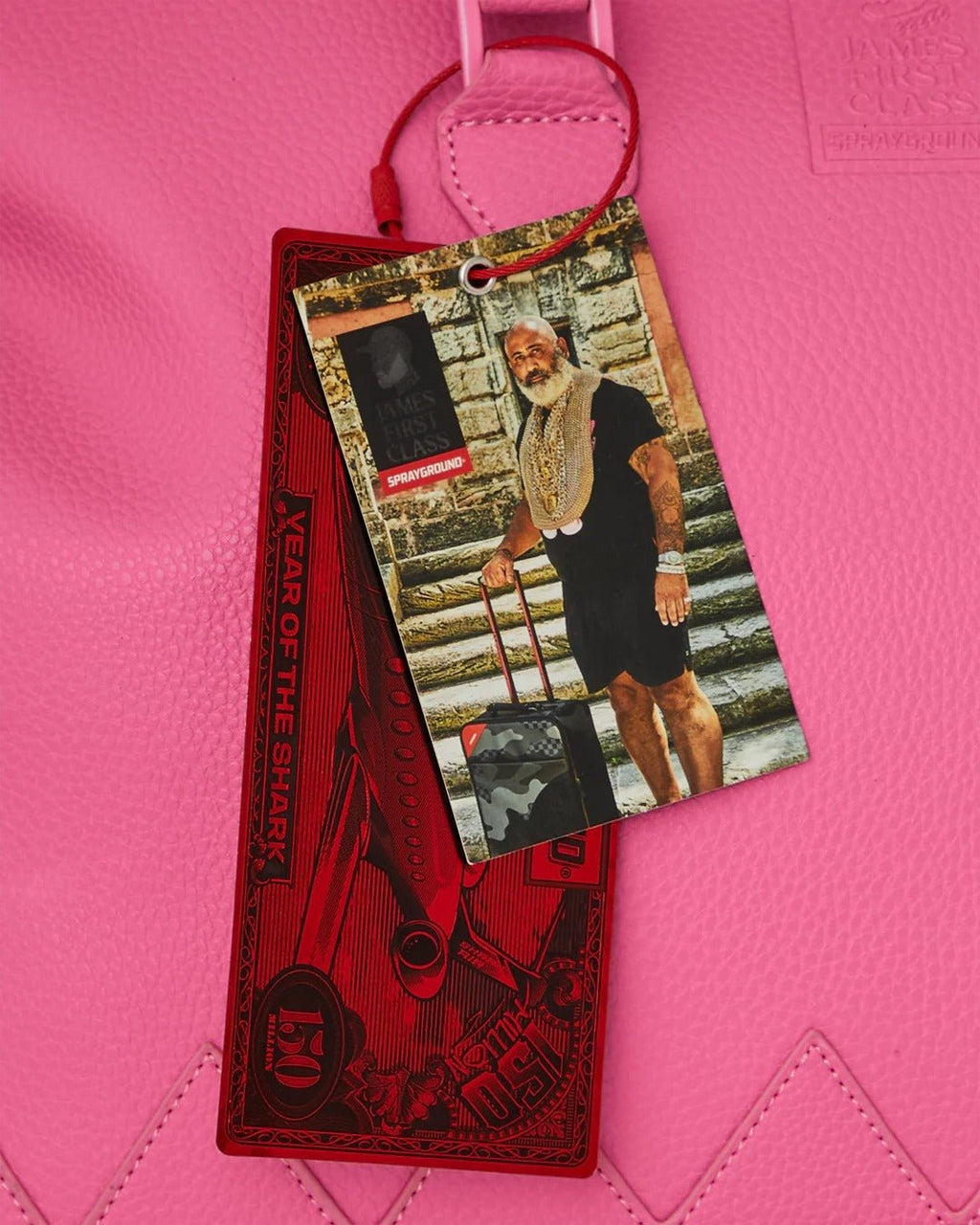Sac - JAMES GLOBAL PINK SPIRKIN HANDBAG - SPRAYGROUND-Magna-Carta