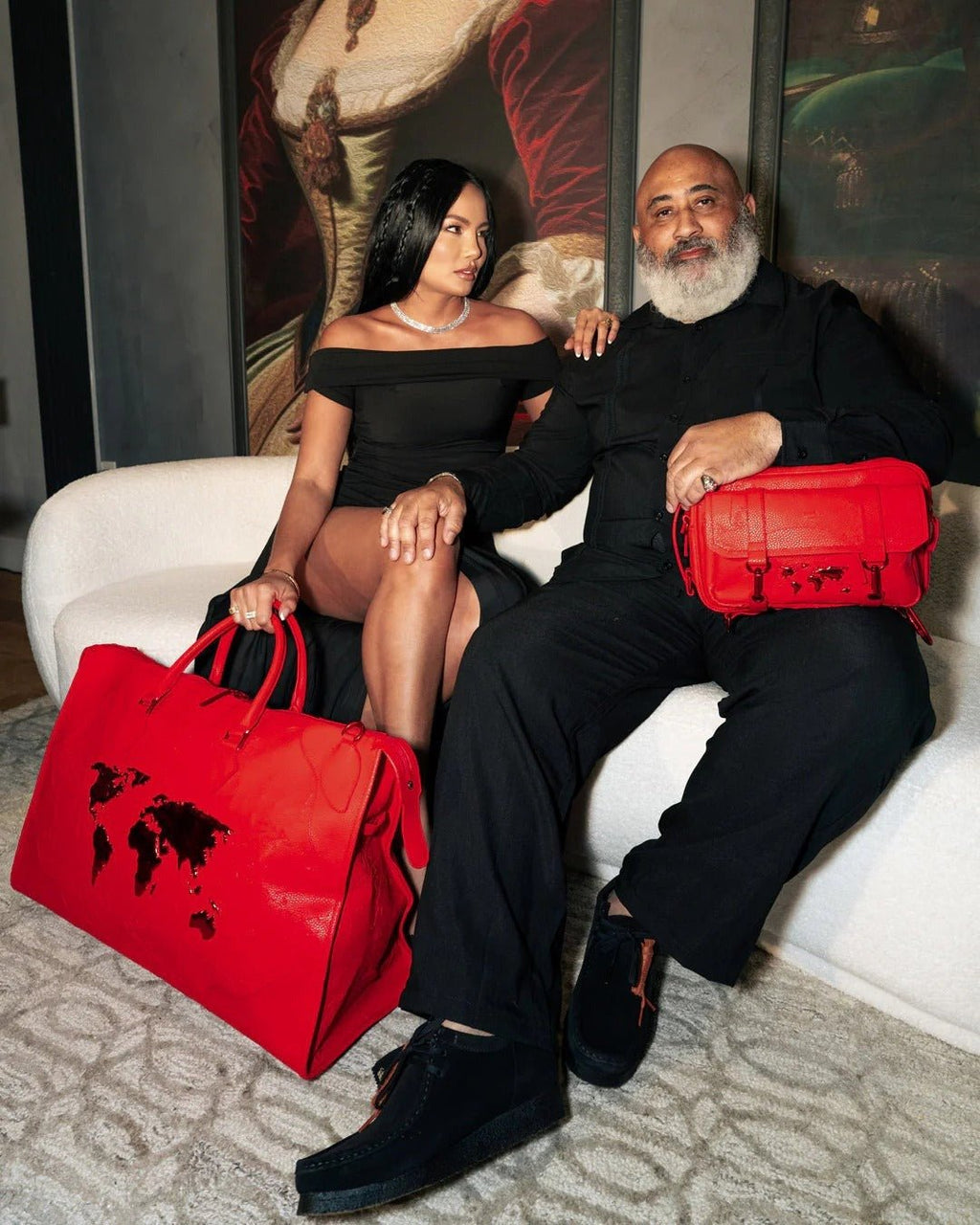 Sac - JAMES GLOBAL RED CROSSBODY - SPRAYGROUND-Magna-Carta