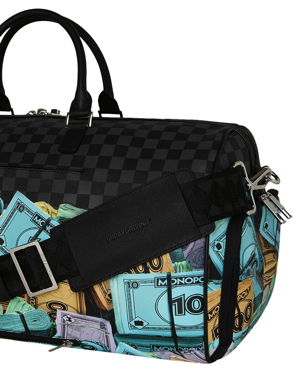 Sac - MONOPOLY MONEY STACKS LARGE DUFFLE - SPRAYGROUND-Magna-Carta