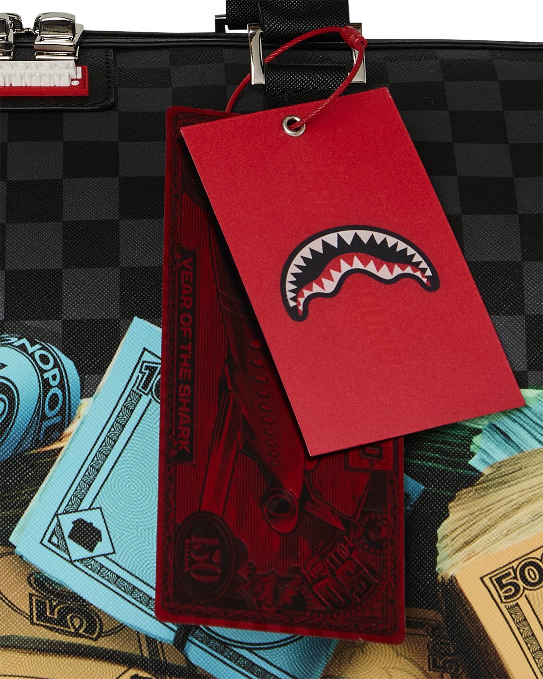 Sac - MONOPOLY MONEY STACKS LARGE DUFFLE - SPRAYGROUND-Magna-Carta